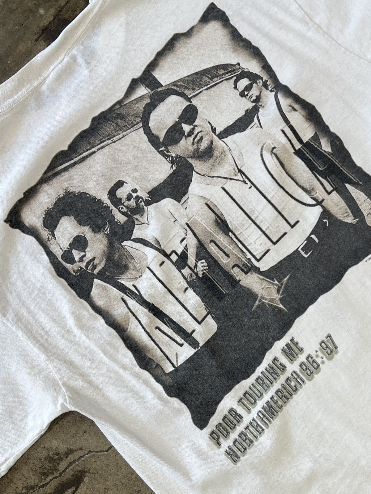 Band Tees Vintage 1996 97 Metallica Poor Touring Tour Band Tee XL Size US XL / EU 56 / 4 - 1 Thumbnail