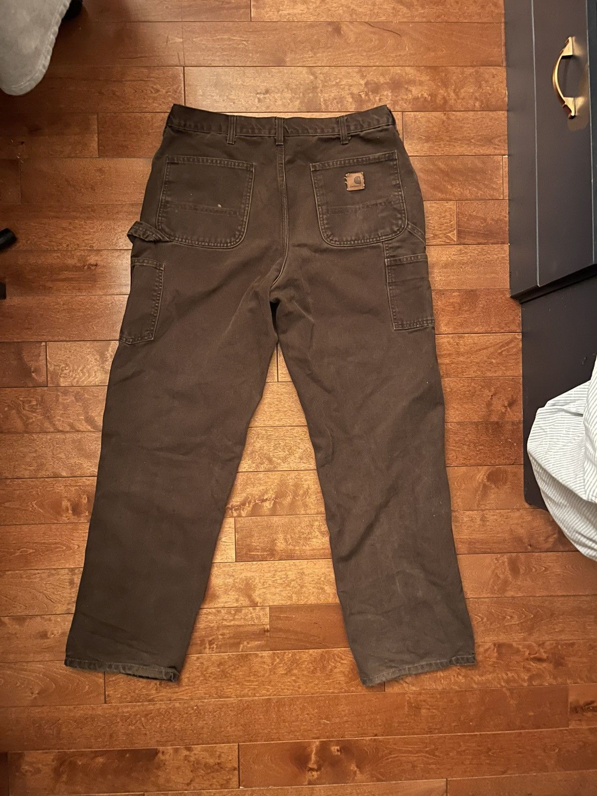 Carhartt Vintage Carhartt Workpants Brown Size US 36 / EU 52 - 2 Thumbnail