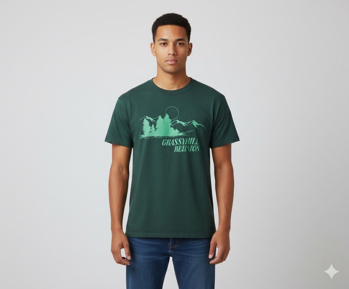 Russell Athletic 🔥Vintage 80s Russel Athletic Grassyhill Reunion Tees Size US M / EU 48-50 / 2 - 1 Thumbnail