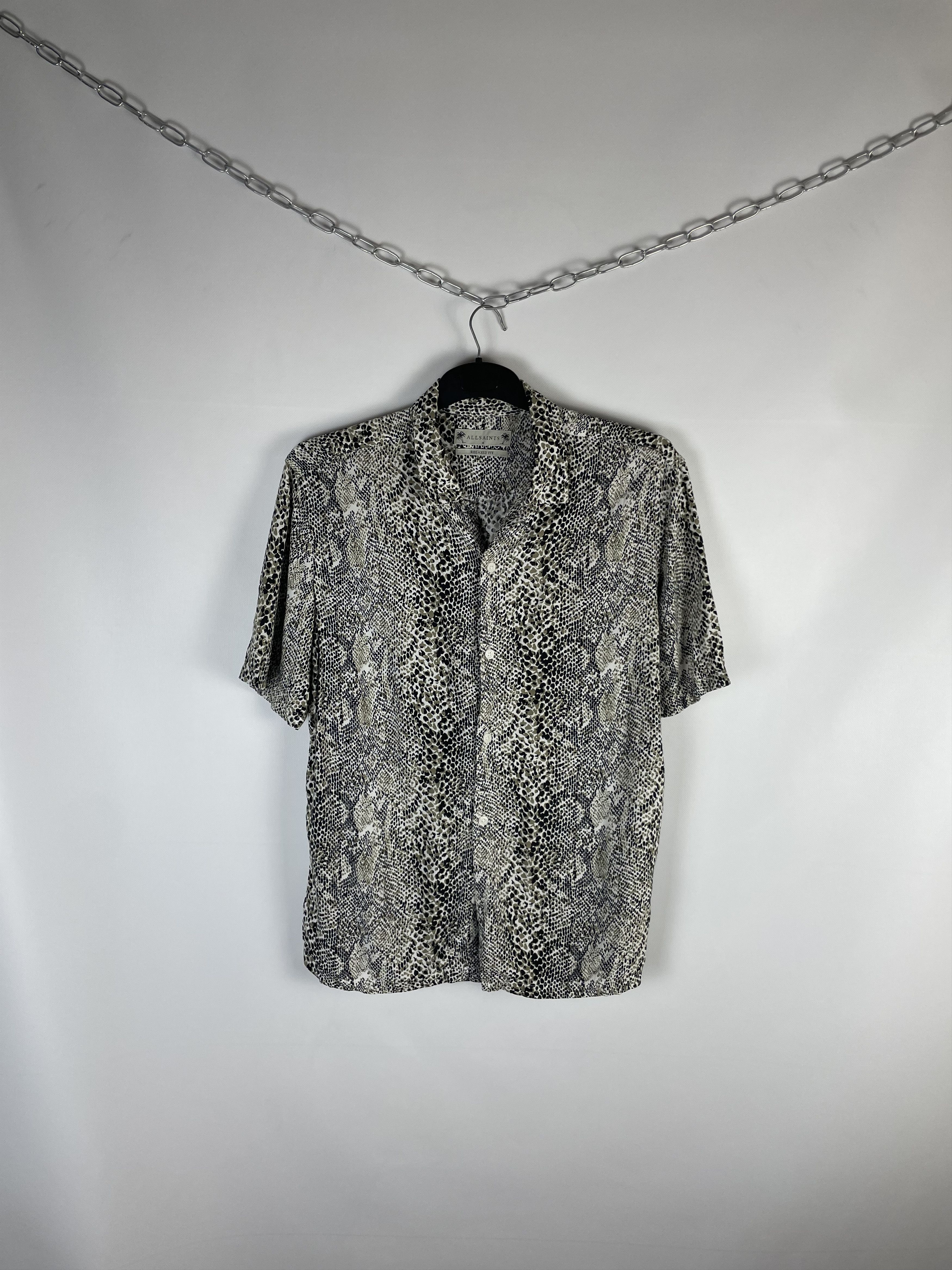 Allsaints Vintage Y2K Allsaints Hawaiian Shirt Size US M / EU 48-50 / 2 - 1 Thumbnail