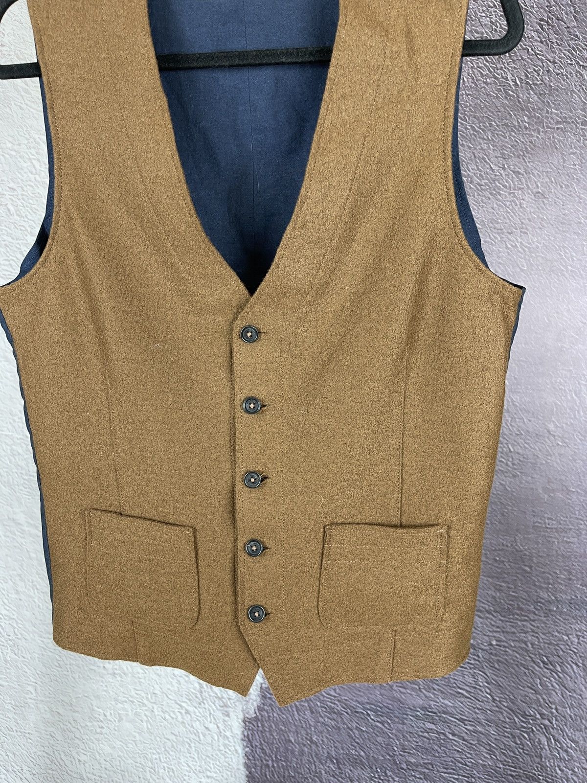 Weber Weber + Weber Sartoria wool vest RRP 500$ made in Italy Size 38R - 5 Thumbnail