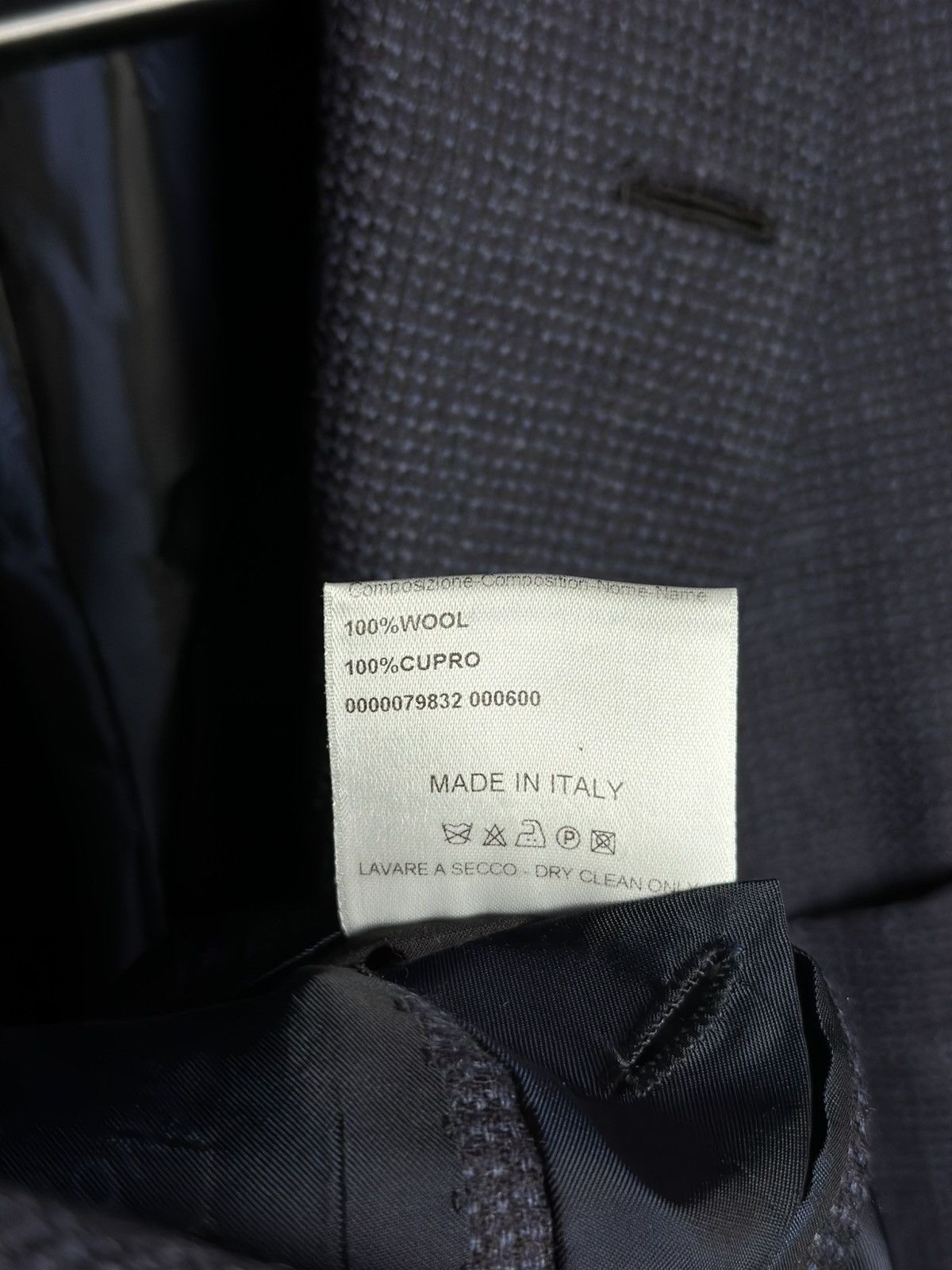 Brioni Brioni Brunico Suit Jacket Navy Blue Wool Size 53 R Size 54R - 18 Thumbnail