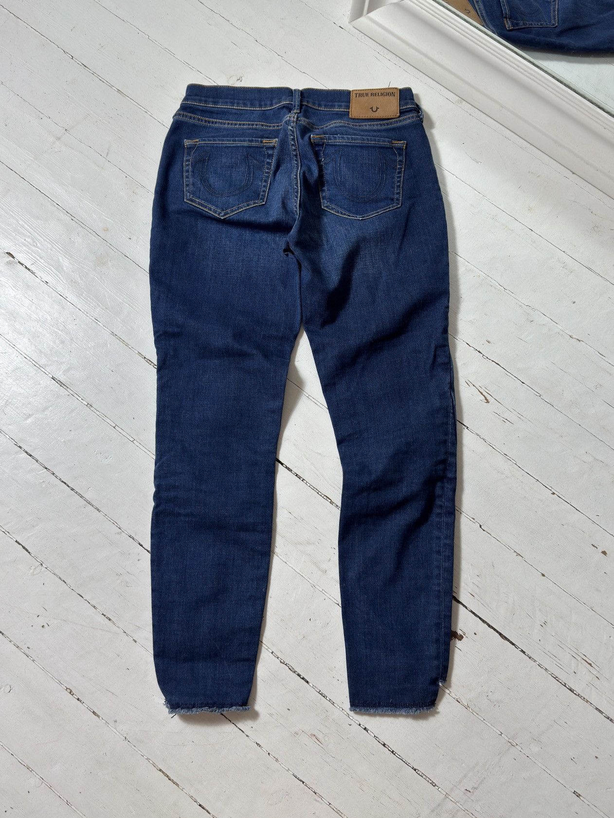 True Religion VINTAGE TRUE RELIGION 2000s SKINNY JEANS Size 27" / US 4 / IT 40 - 4 Thumbnail