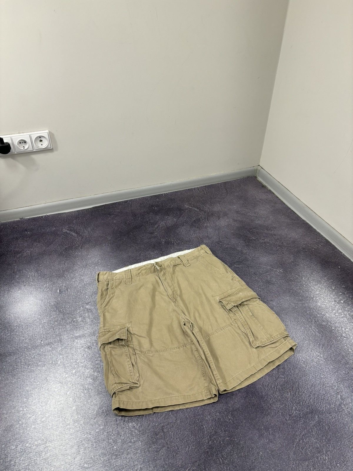 Nautica Vintage Nautica Y2K Beige Utility Hype Outdoor Cargo Shorts Size US 36 / EU 52 - 3 Thumbnail
