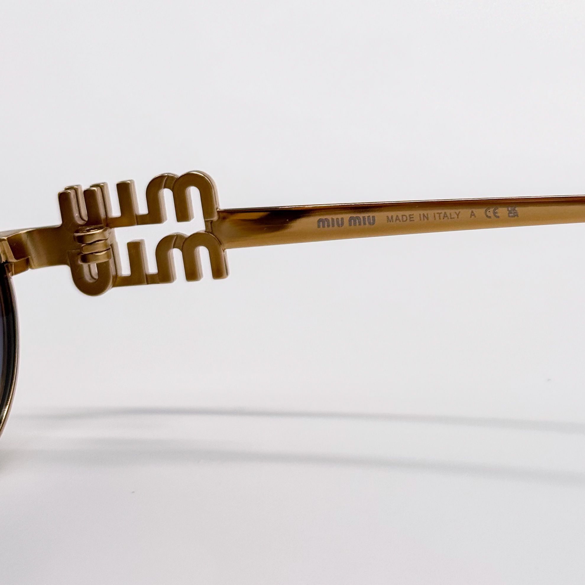 Miu Miu NEW MIU MIU SUNGLASSES MU54ZS 7OE5D1 GRAY MU 54ZS, SMU 54Z Size ONE SIZE - 9 Thumbnail