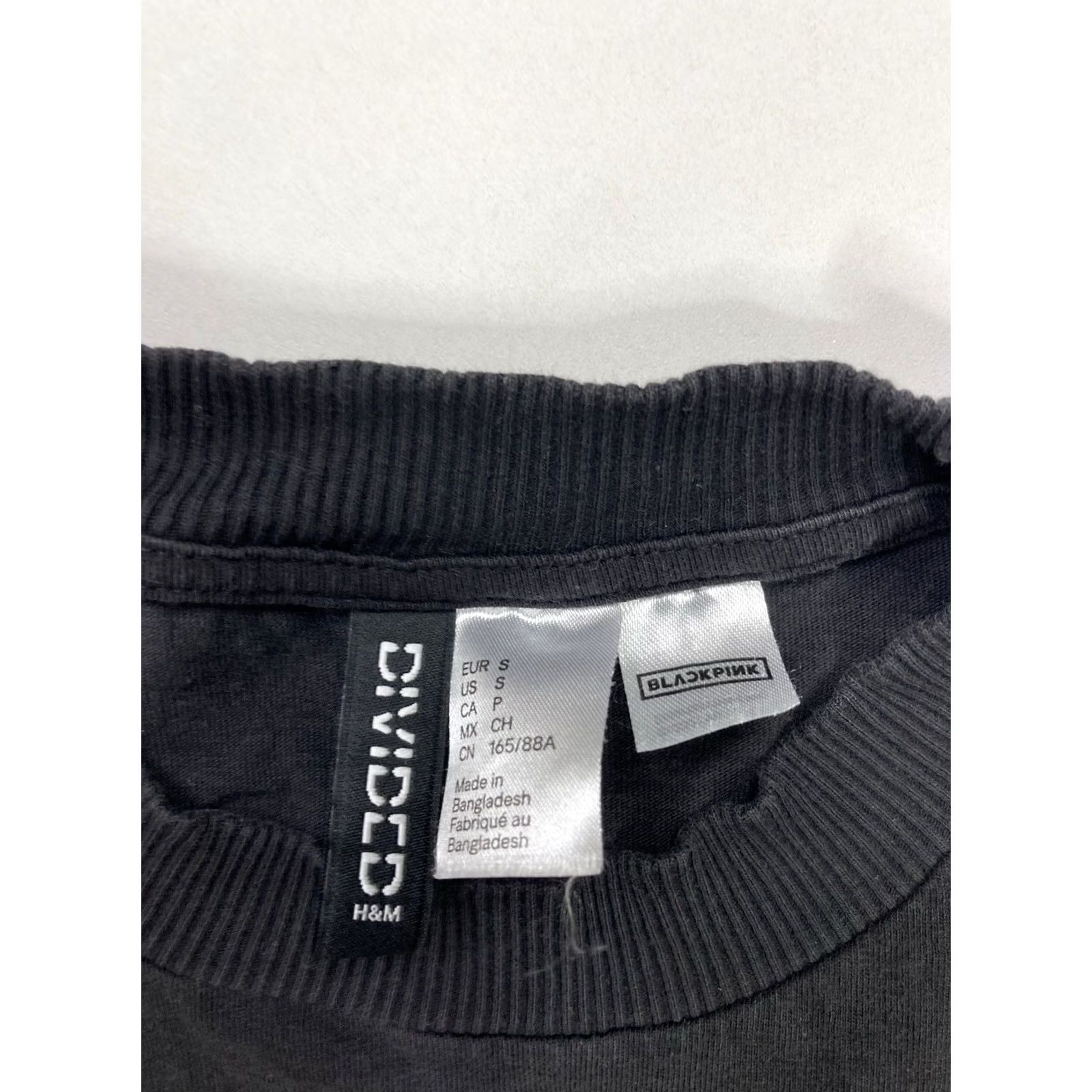 H&M H&M Blackpink Graphic T-shirt Women Small Oversized Black Short Sleeve Music Size S / US 4 / IT 40 - 4 Thumbnail