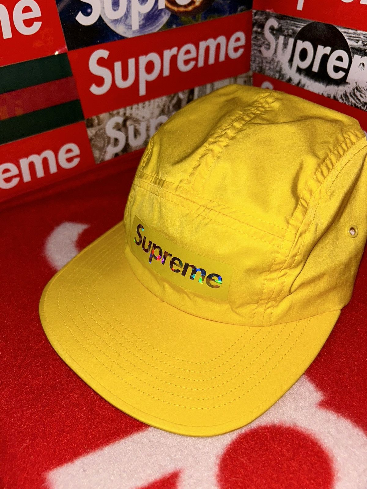 Supreme Supreme Holographic Camp Cap Yellow SS19 release NEW Size ONE SIZE - 9 Thumbnail