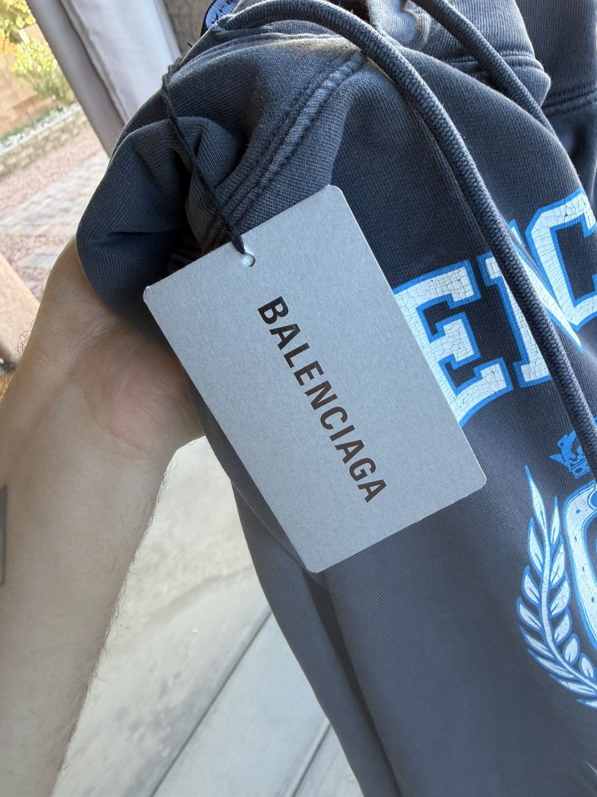 Balenciaga Balenciaga Oversized Hoodie – “Marine Blue” Medium Size US M / EU 48-50 / 2 - 5 Thumbnail