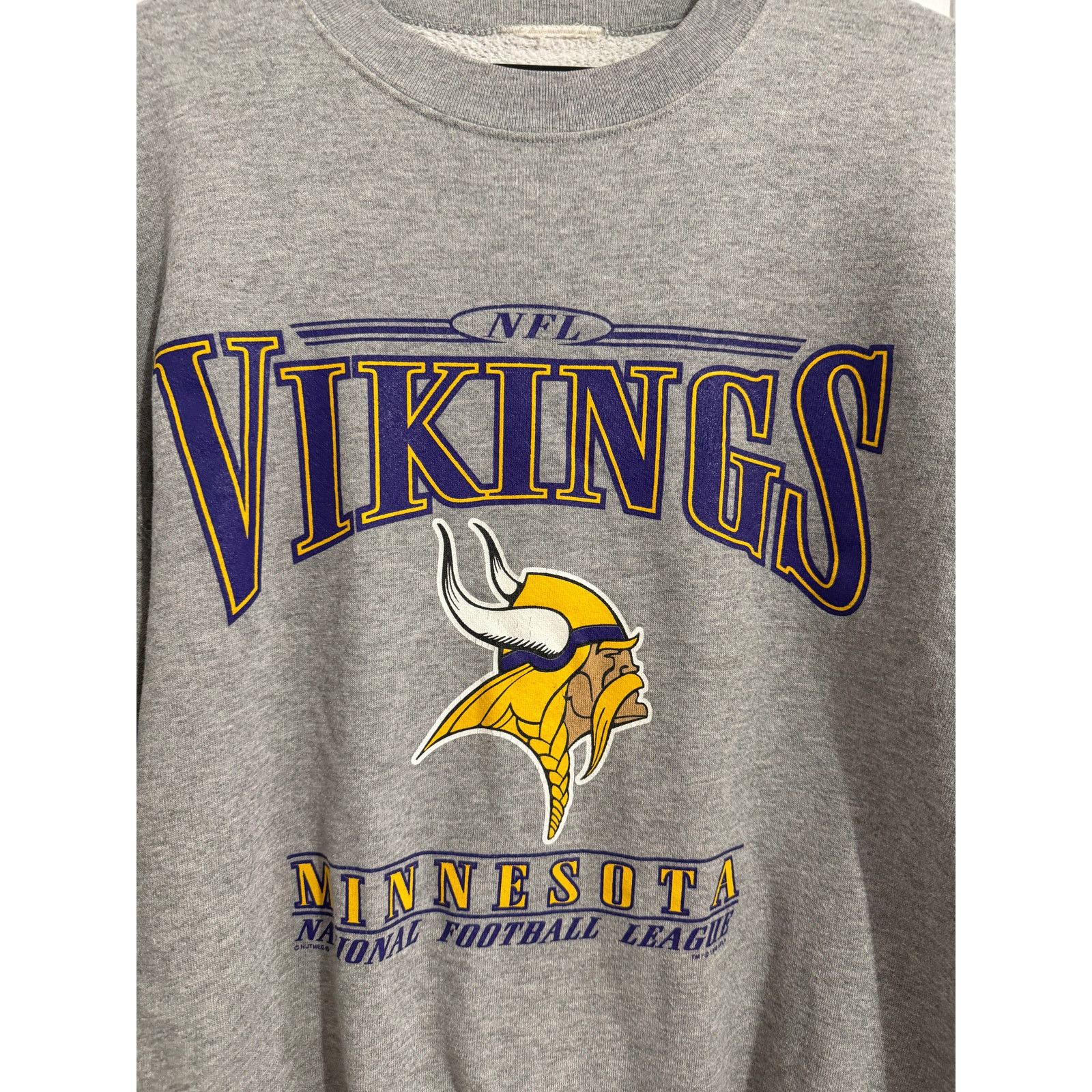 Nutmeg Vintage Minnesota Vikings Crewneck Sweatshirt Size Large Size US L / EU 52-54 / 3 - 2 Thumbnail