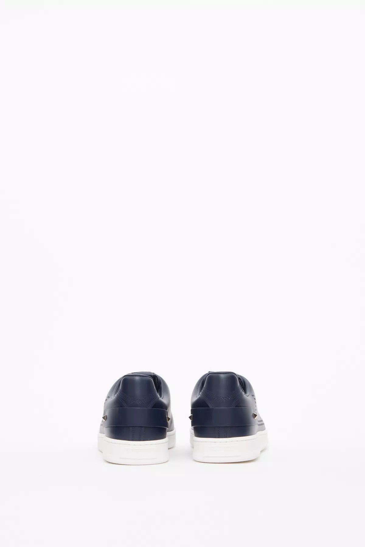 Valentino oc11z0725 Backnet Calfskin Trainer in Navy Blue Size US 9.5 / EU 42-43 - 3 Thumbnail