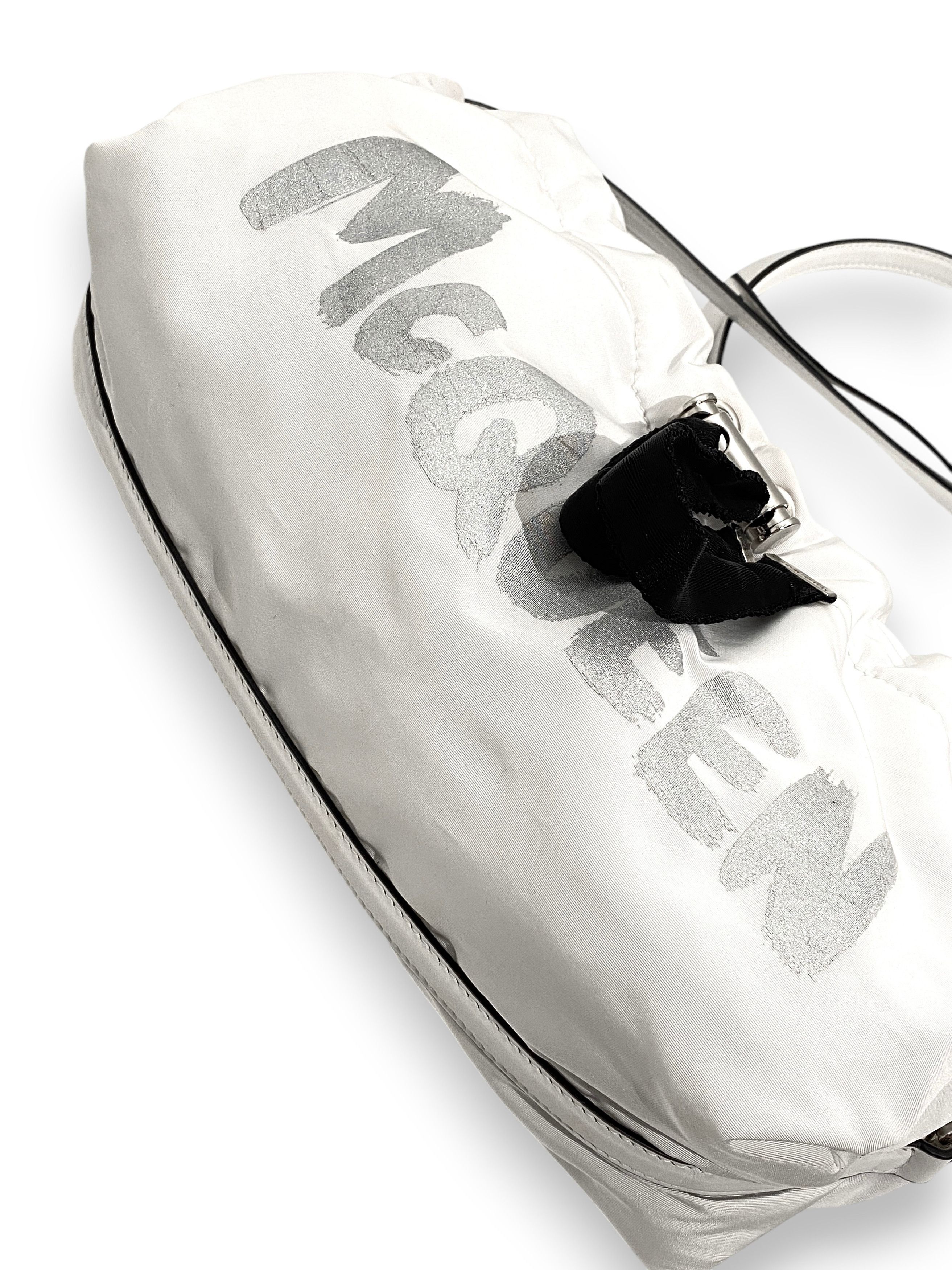 Alexander McQueen Alexander McQueen White Graffiti Logo Bundle Crossbody Bag Size ONE SIZE - 5 Thumbnail