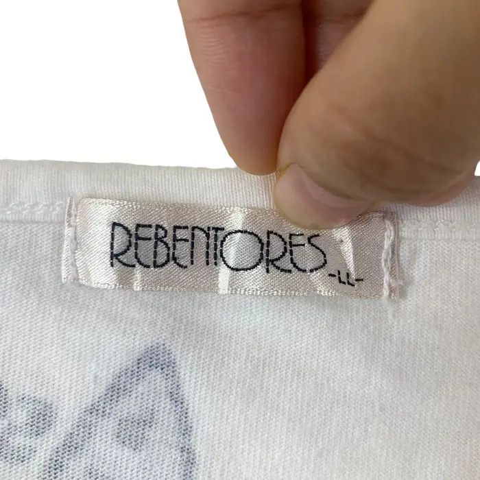 Vintage Vintage REBENTORES PAINTING Glass A Calm Sea Tee Shirt Size L / US 10 / IT 46 - 7 Thumbnail