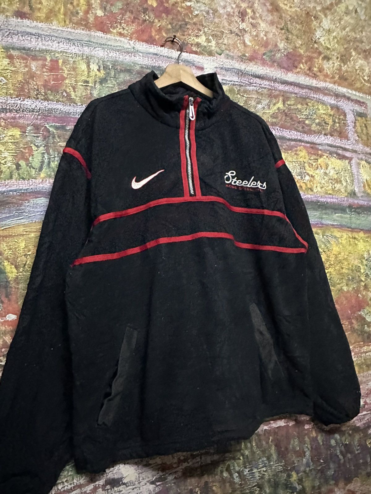 Nike Vintage Nike Fleece Half zip Size US XL / EU 56 / 4 - 5 Thumbnail