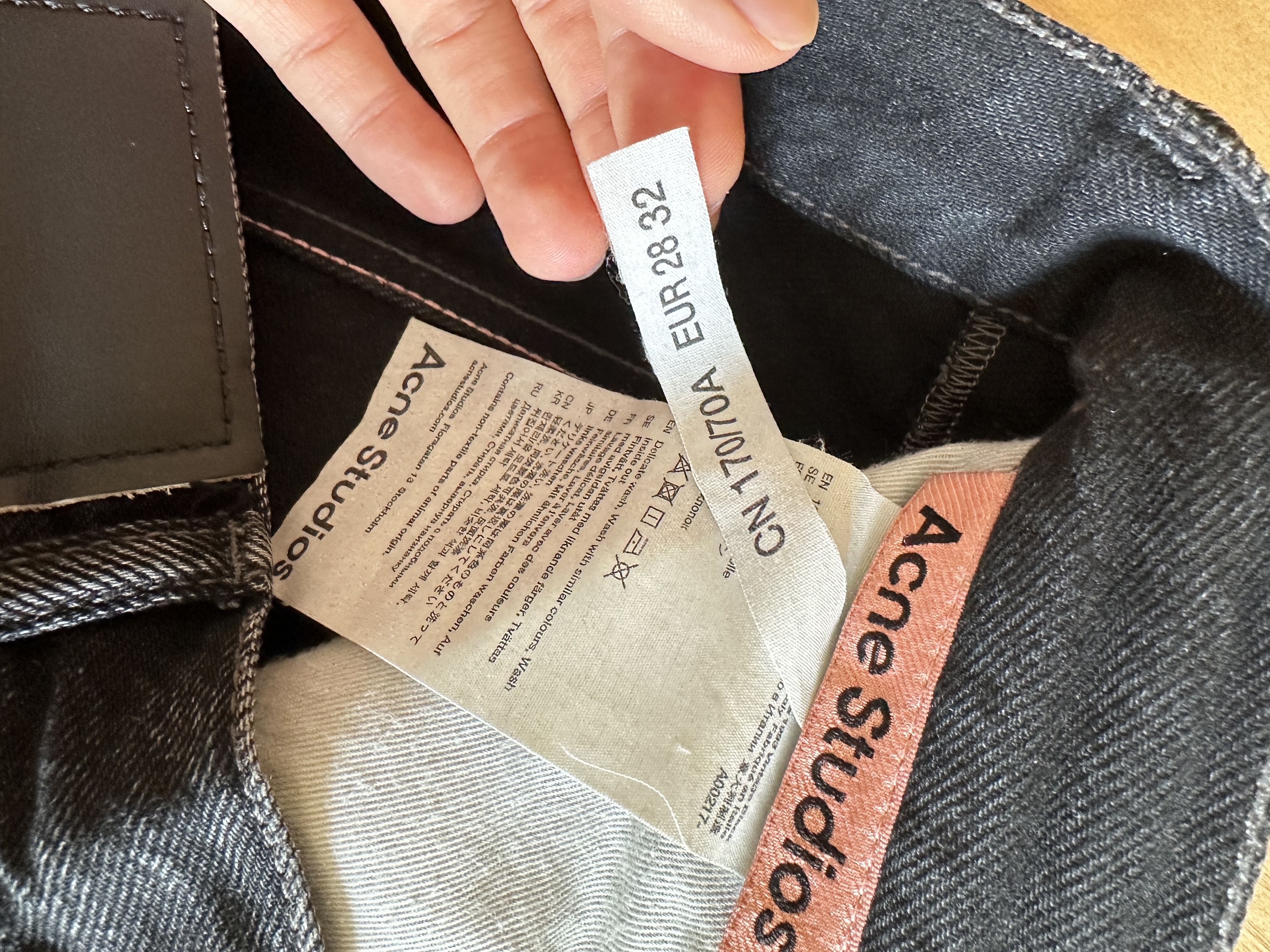 Acne Studios Acne Studios Wide Leg 1993 Vintage Black Jeans Size ONE SIZE - 6 Thumbnail