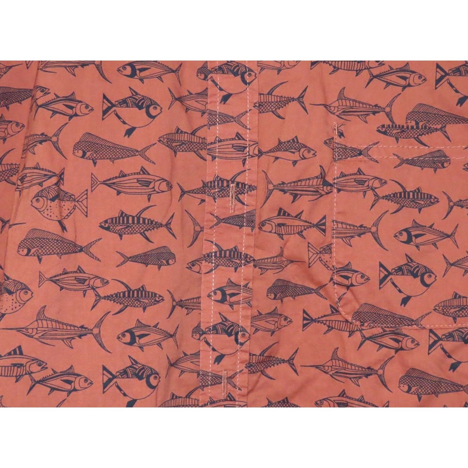 O'Neill Jack O'Neill Button-Up Short Sleeve Shirt Men's XL Brown Hawaiian Casual Shirt Fish Graphic Ocean All Over Size US XL / EU 56 / 4 - 4 Thumbnail