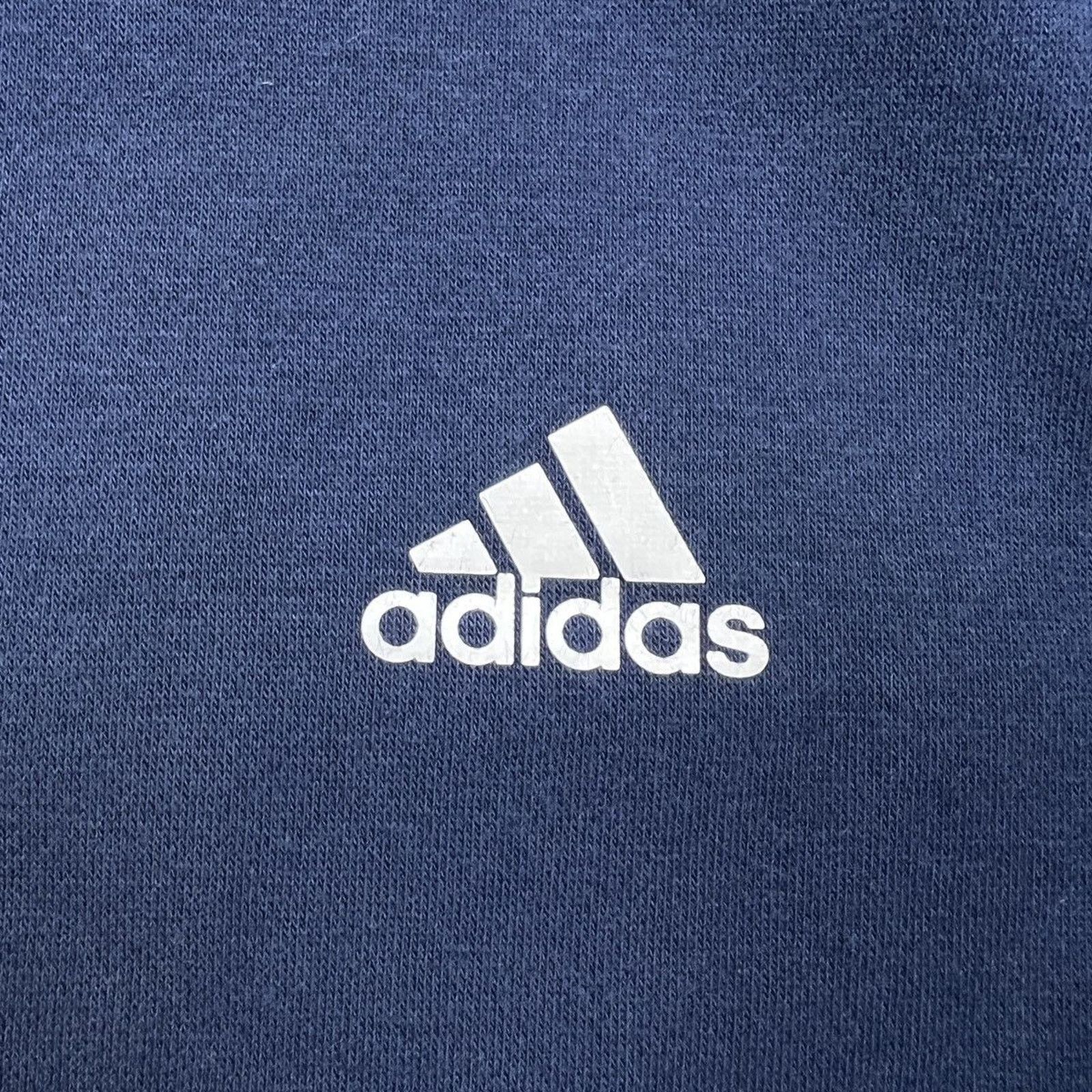 Adidas × Vintage Adidas Sweatshirt Essential 3 Stripe Spell Out Pullover Crew Size US S / EU 44-46 / 1 - 2 Thumbnail