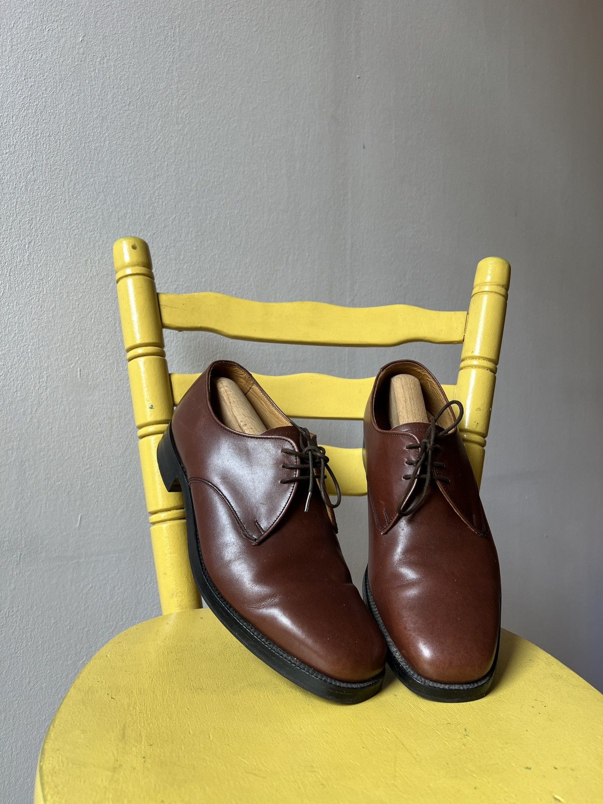 Crockett & Jones Joseph Cheaney England Leather Boots Brown Loafers Size US 9 / EU 42 - 8 Thumbnail