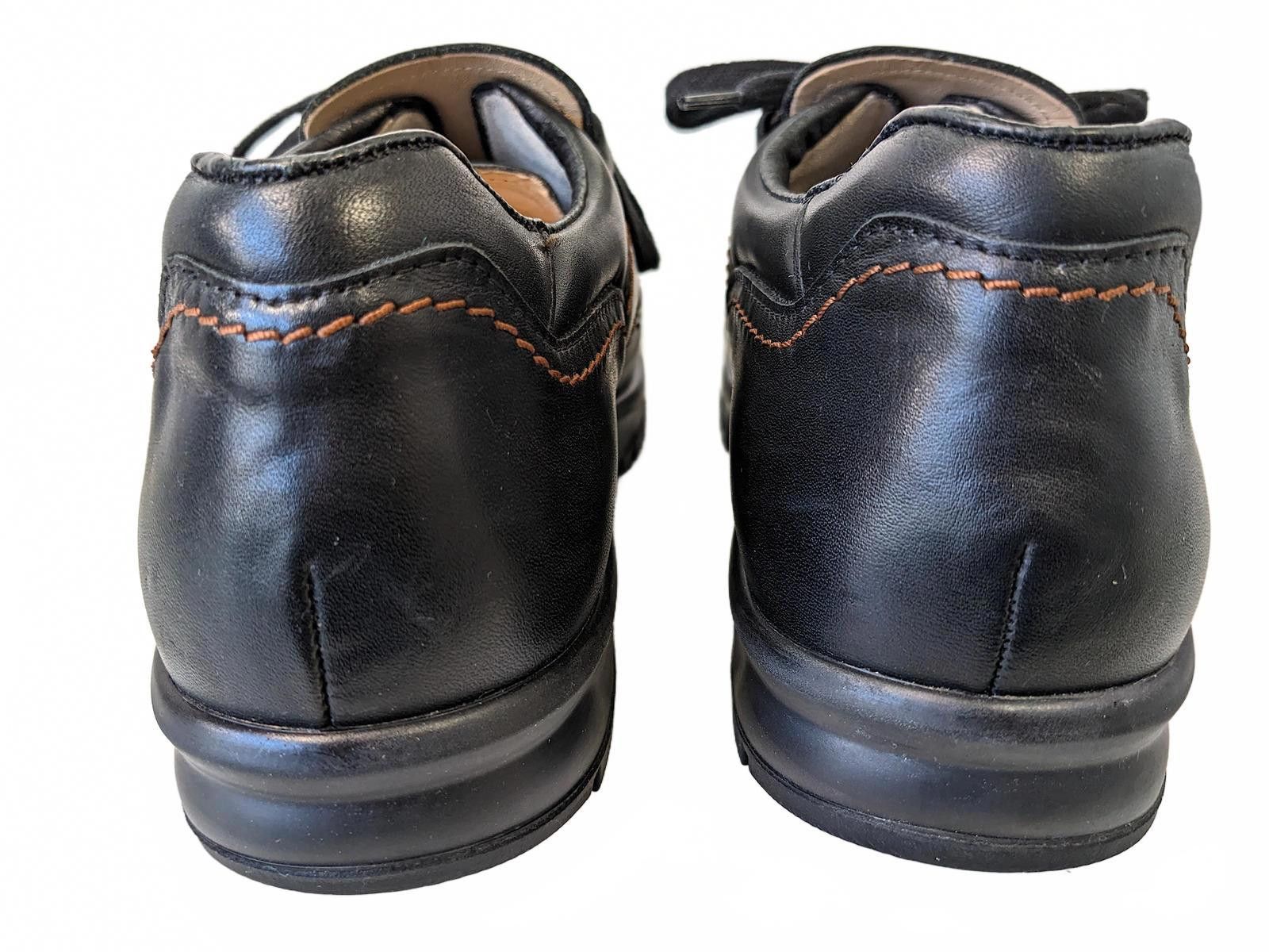 Other Finn Comfort Men Walking Shoes Germany Black Leather Wide 10 Size US 10 / EU 43 - 5 Thumbnail