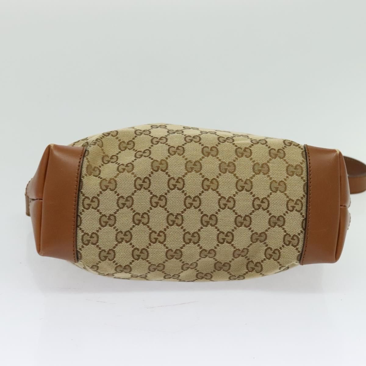 Gucci GUCCI GG Canvas Web Sherry Line Shoulder Bag Beige Red Green Size ONE SIZE - 9 Thumbnail