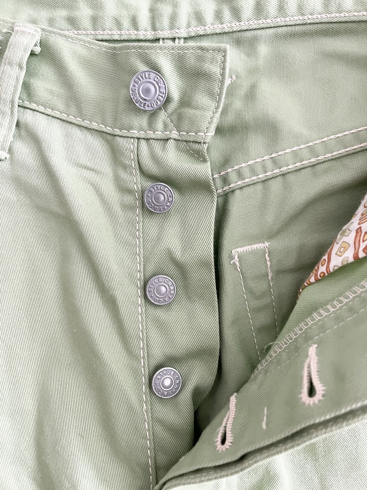Evisu STEAL! 2005 Evisu Push Hills Golf Club Jumbo Logo Pants Size US 32 / EU 48 - 8 Thumbnail