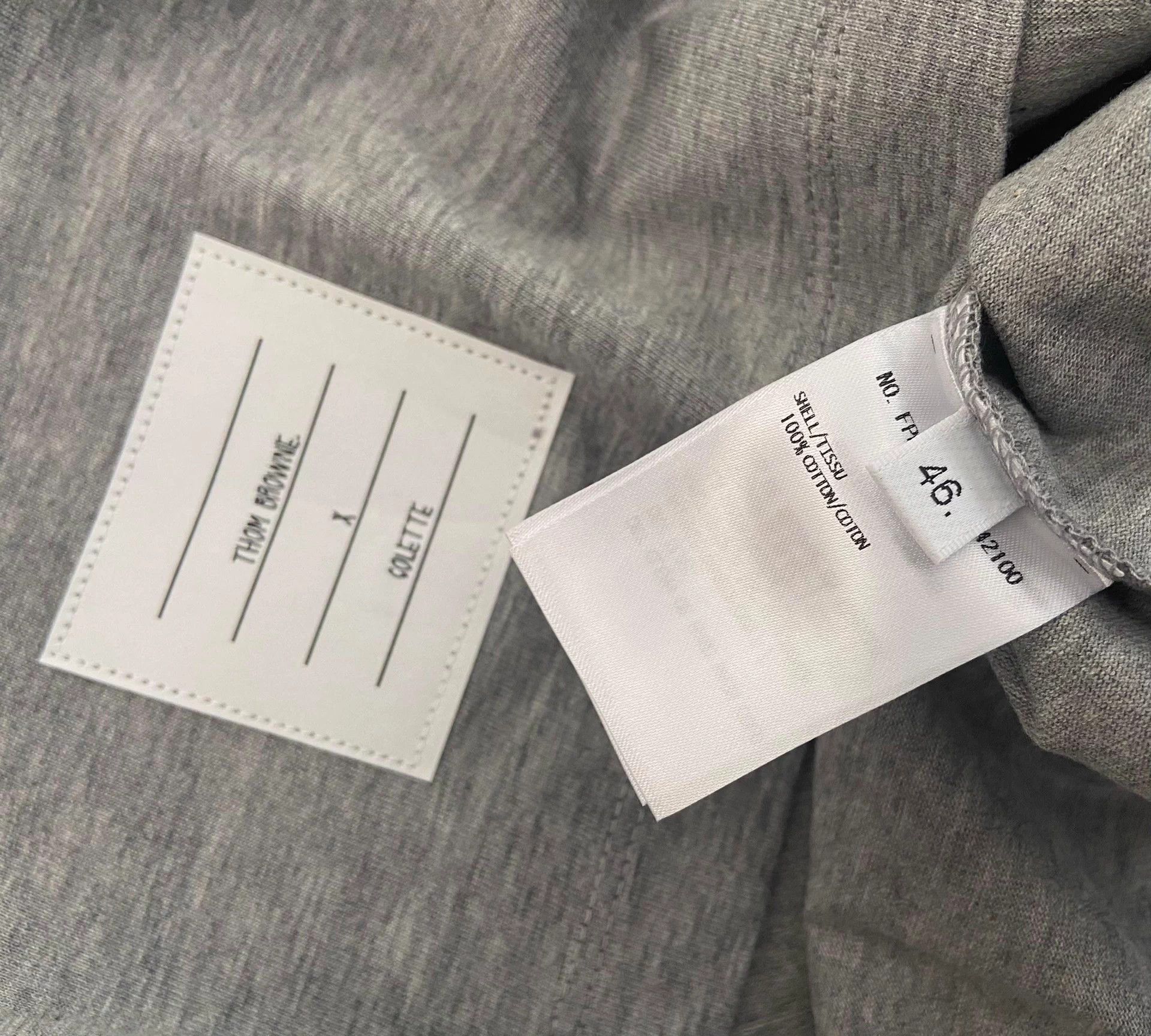 Thom Browne THOM BROWNE Basic Crewneck Solid Short Sleeve T-Shirt 46 New Size US S / EU 44-46 / 1 - 4 Thumbnail
