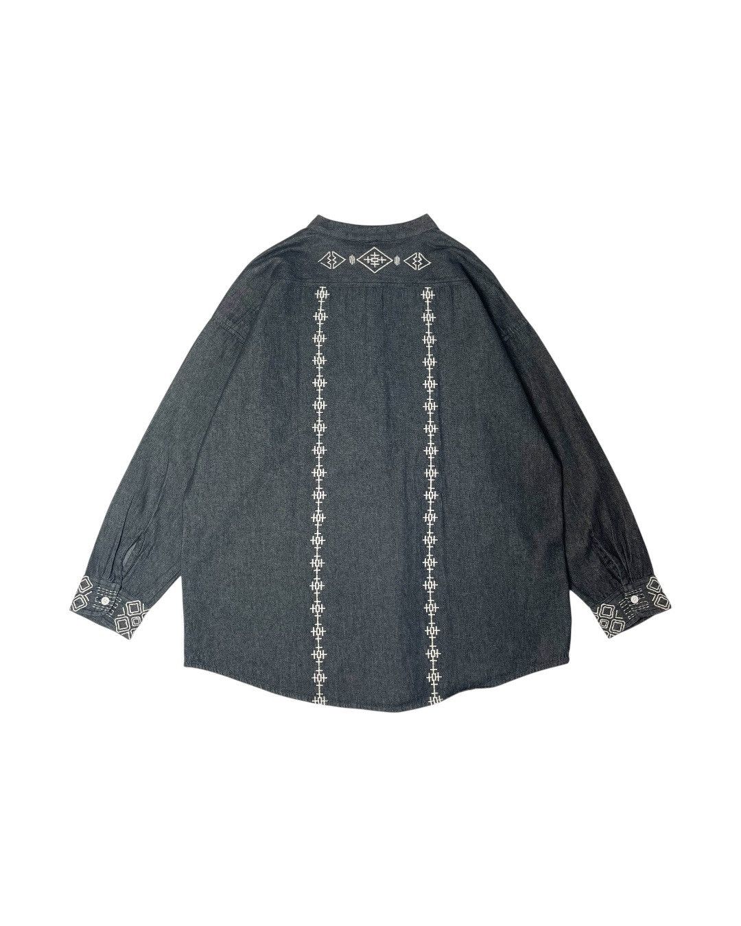 Designer × Japanese Brand Amina Embroidery Round Collar Shirt Kapital Style Size US XL / EU 56 / 4 - 2 Thumbnail