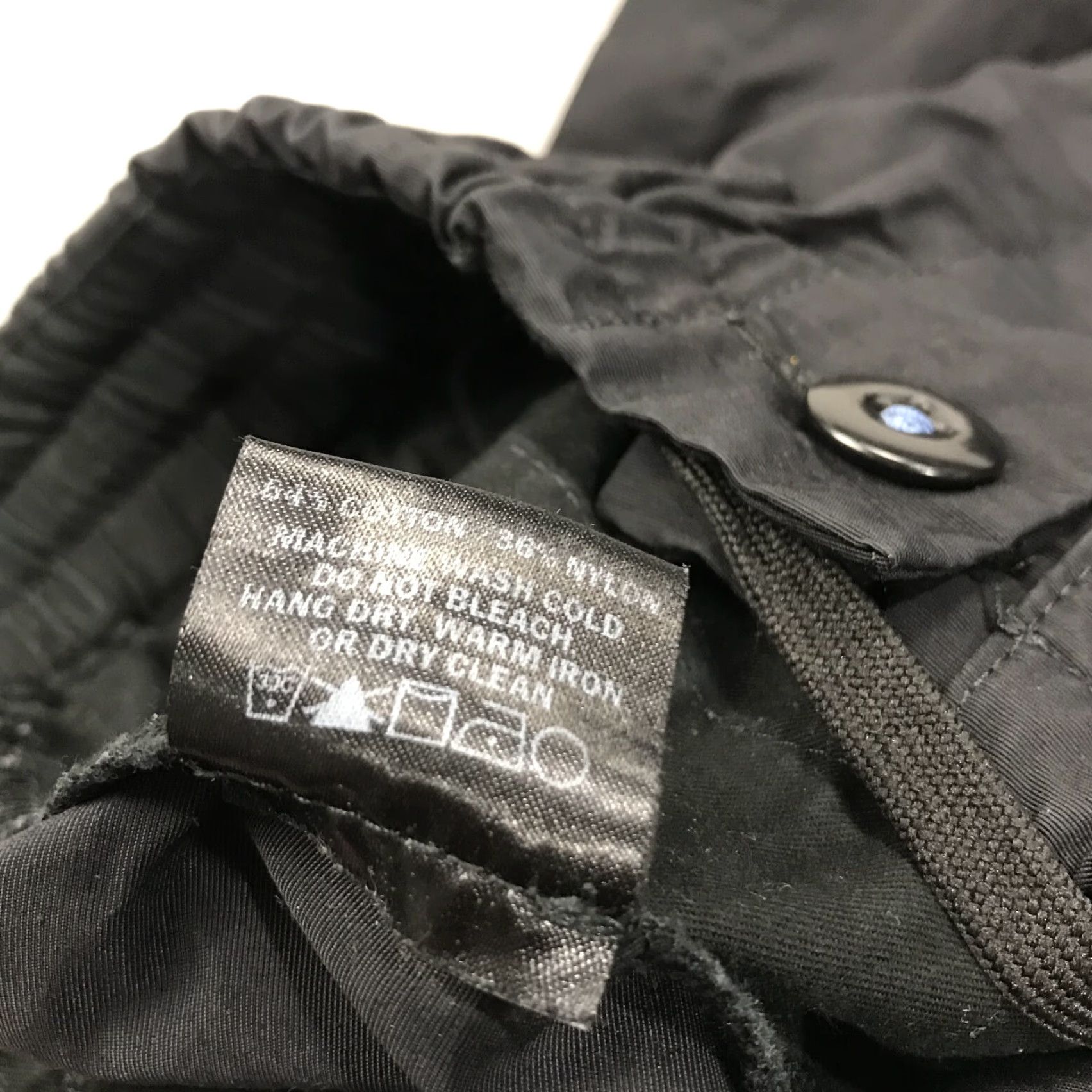 Vintage Cadet Mens Shirt 32 Black Cotton Blend Chino Hiking Outdoor Pockets Casual Travel USA Made Summer 90s Outdoor Mens Size US 32 / EU 48 - 5 Thumbnail