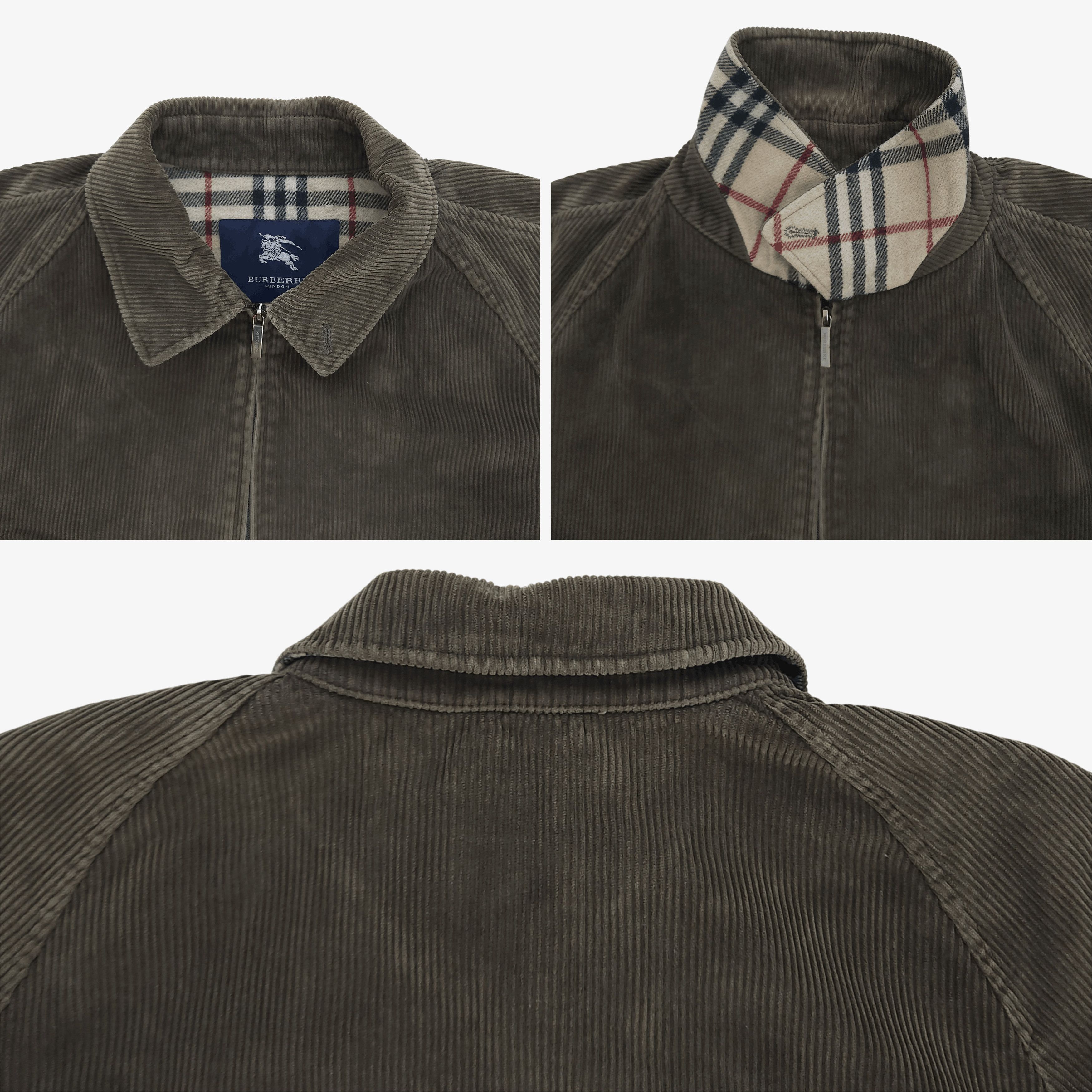 Burberry Burberry London Green Nova Check Corduroy Bomber Jacket XL Size US XL / EU 56 / 4 - 11 Thumbnail