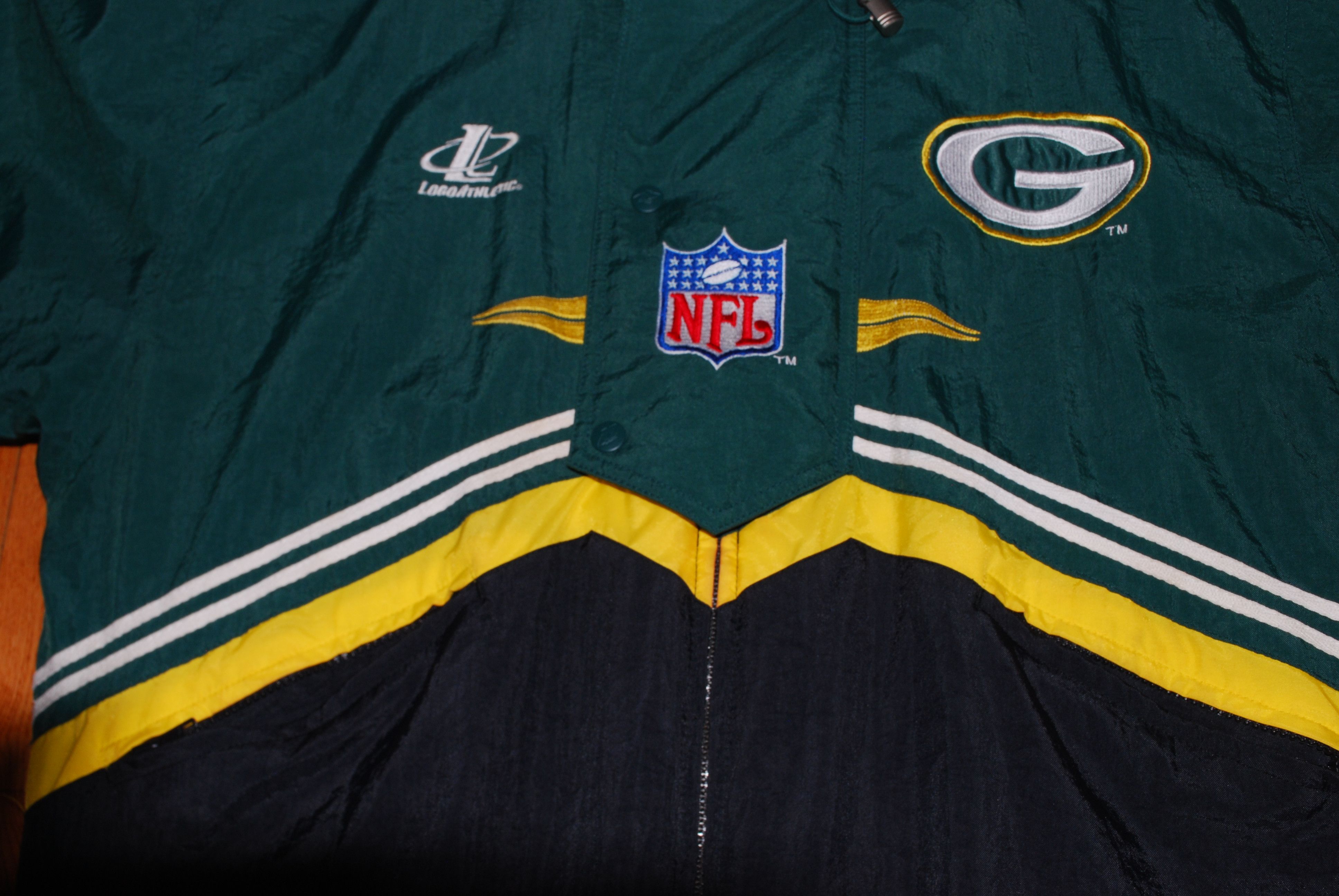 NFL Vintage ProLine NFL Greenbay Packers Puffer Jacket from 1990 Size US XXL / EU 58 / 5 - 2 Thumbnail