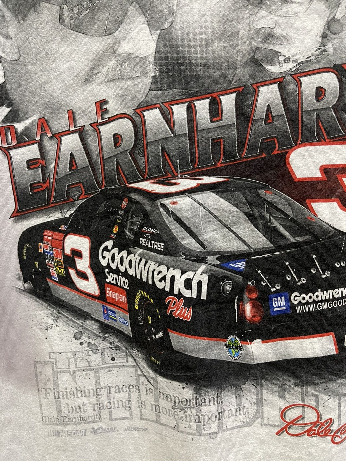NASCAR Nascar Dale Earnhardt Back Hit Print🔥🔥🔥 Size US XXL / EU 58 / 5 - 12 Thumbnail