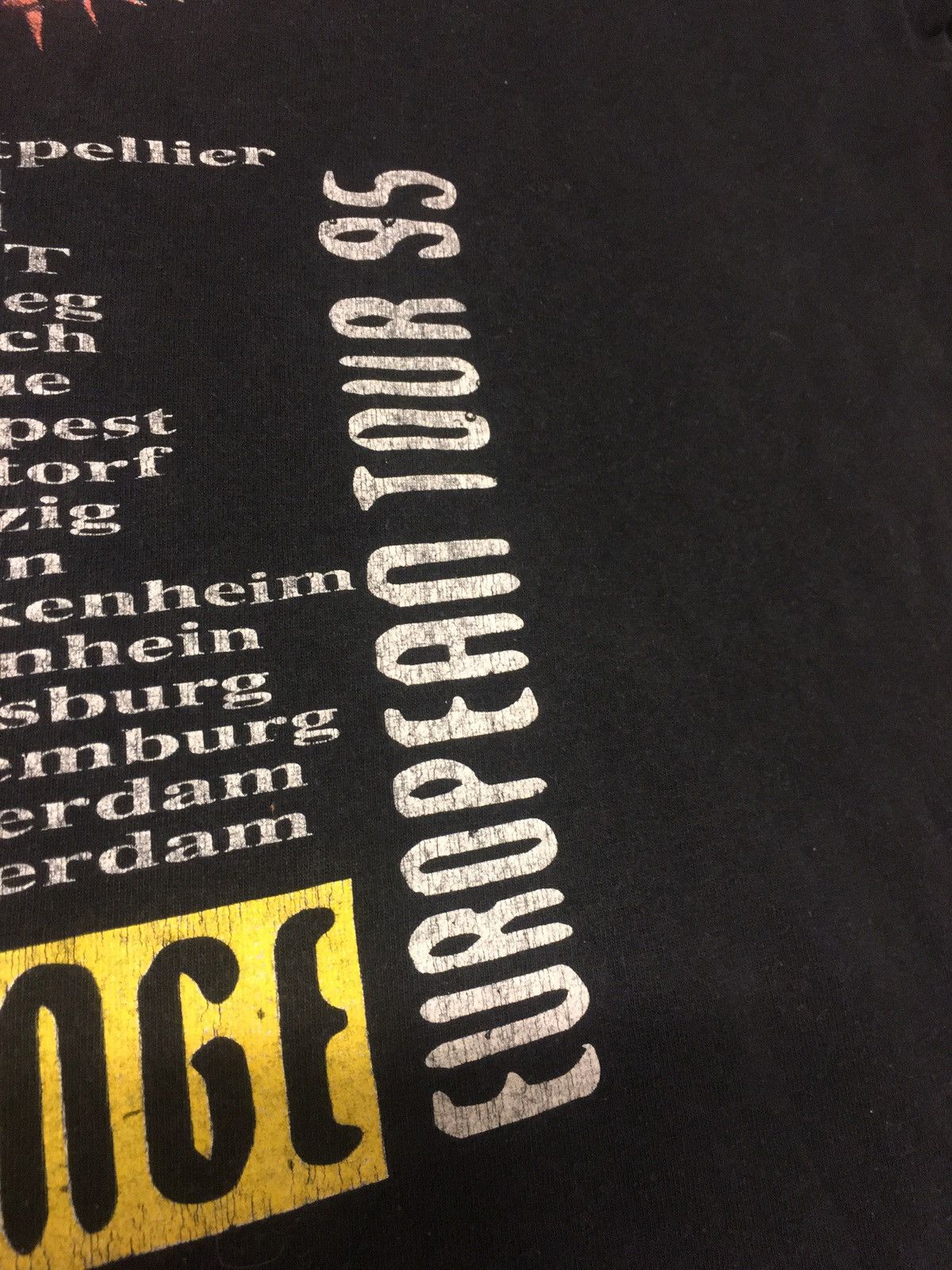 Band Tees × Vintage Vintage 90s The Rolling Stones t shirt Voodoo Lounge Black Size US XL / EU 56 / 4 - 19 Thumbnail