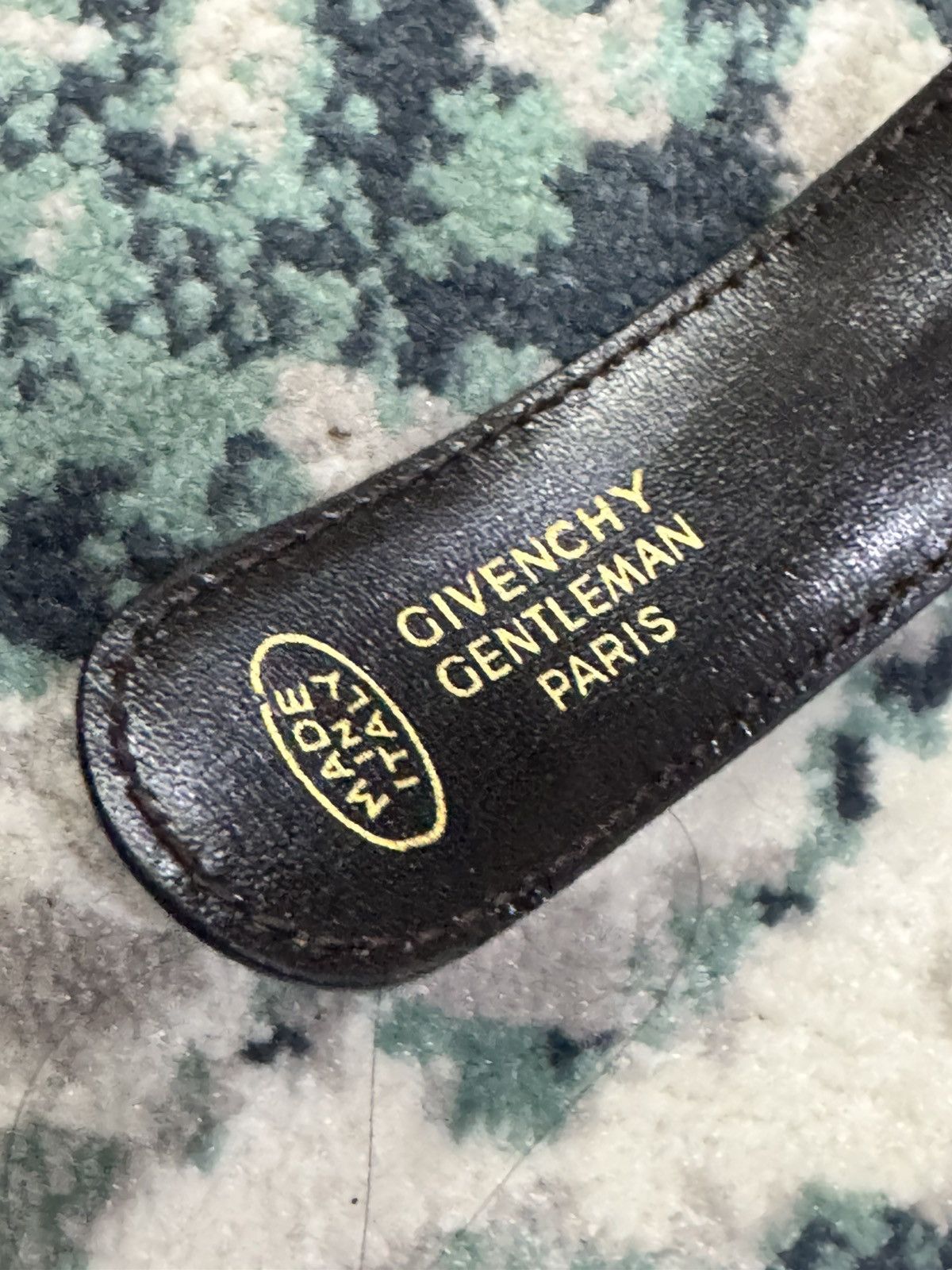 Givenchy VINTAGE GIVENCHY GENTLEMAN LEATHER BELT <45" Size 42 - 5 Thumbnail