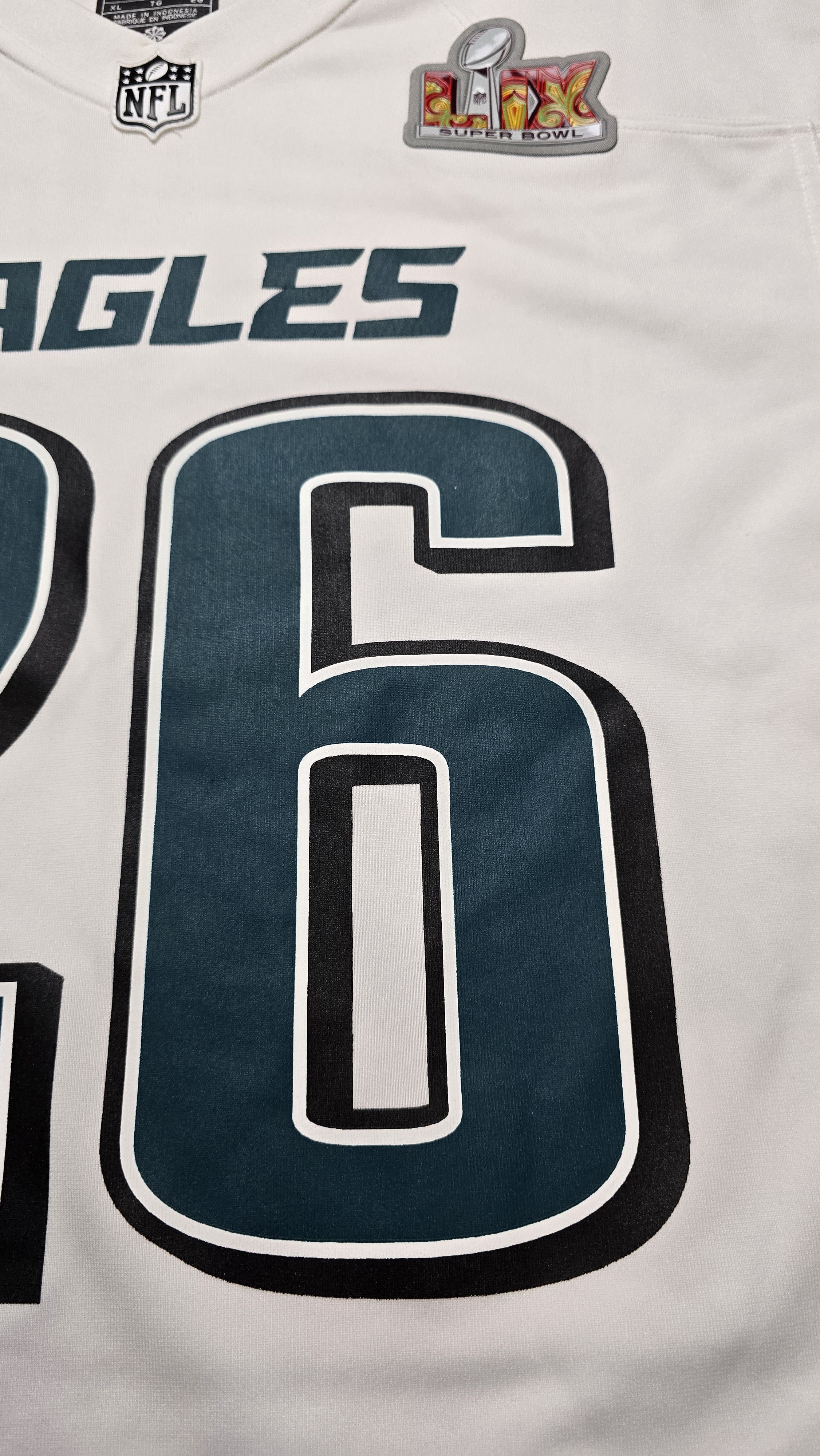 Nike Saquon Barkley Eagles Nike Super Bowl LIX Champions Jersey Size US XL / EU 56 / 4 - 11 Thumbnail