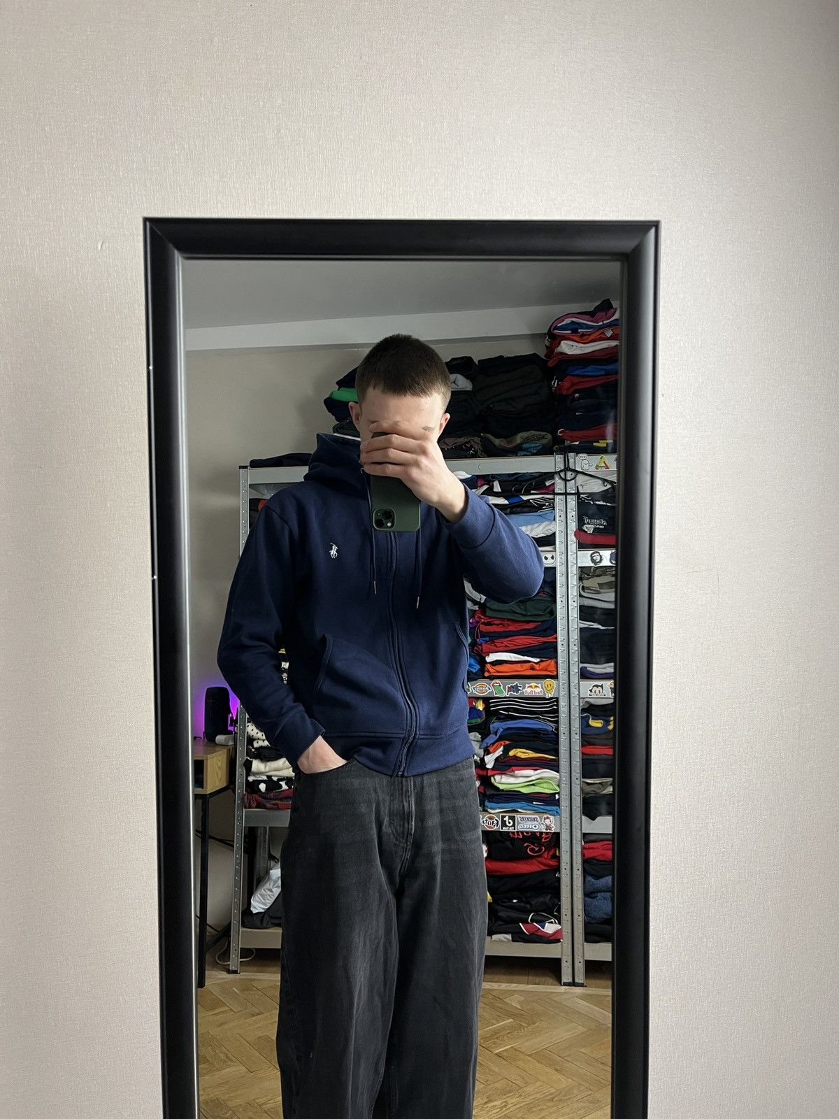 Polo Ralph Lauren Polo Ralph Lauren Tech Perfomance Zip Up Hoodie Hype Y2k Size US S / EU 44-46 / 1 - 3 Thumbnail