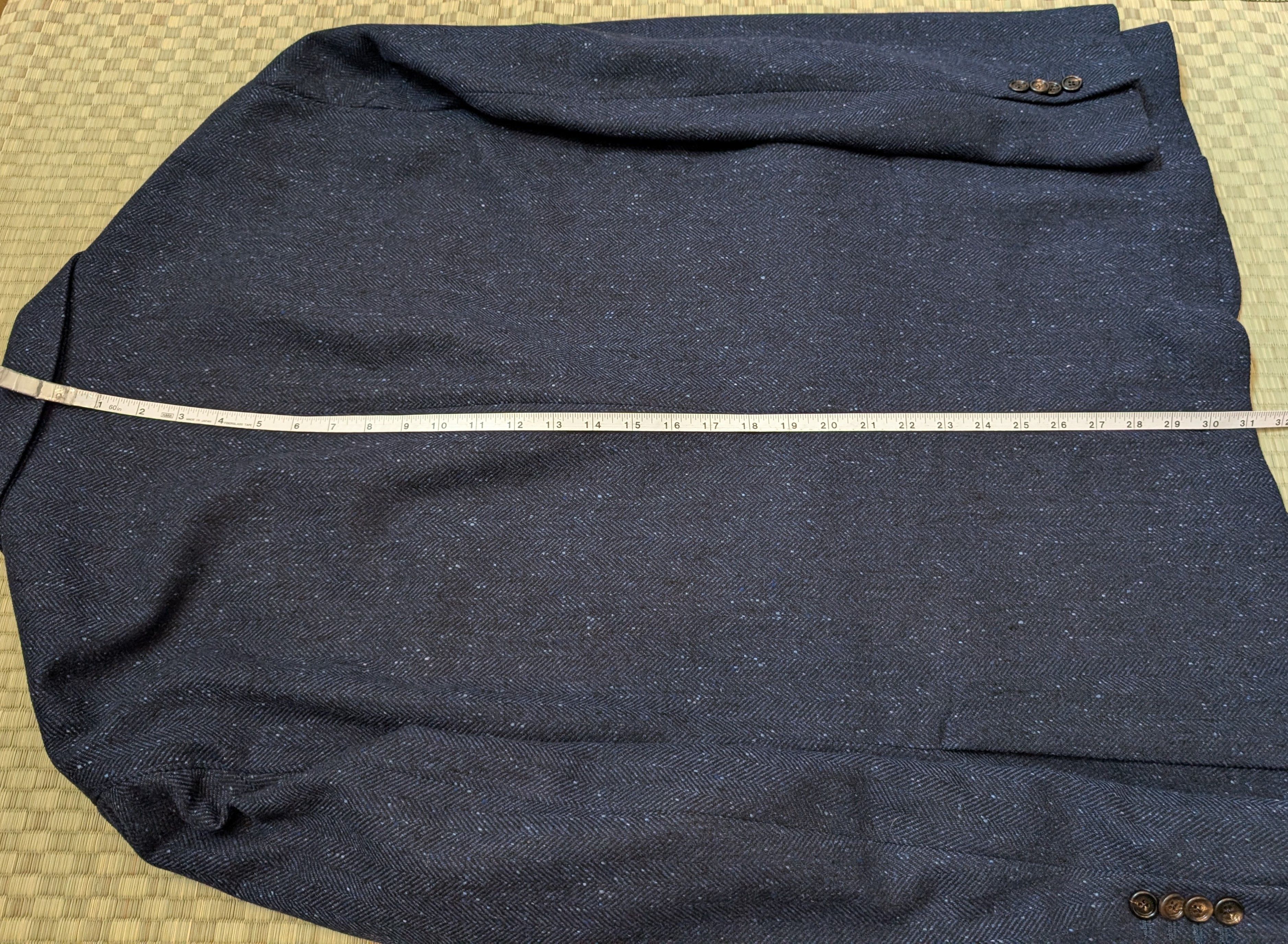 Brunello Cucinelli Brunello Cucinelli Wool Cashmere Herringbone Sport Coat Size 46R - 8 Thumbnail