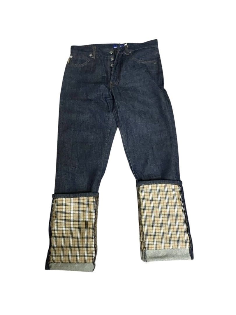 Burberry × Designer × Vintage BURBERRY BLUE INDIGO DENIM Size US 30 / EU 46 - 5 Thumbnail