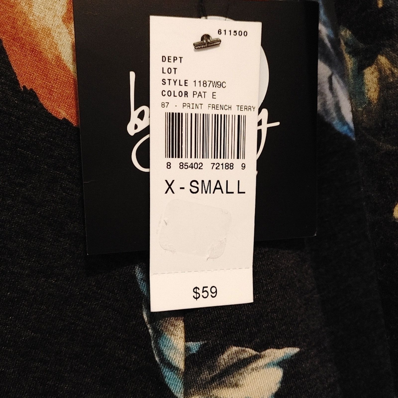 Other Long Sleeved Floral Dress with Tie Back Size XS / US 0-2 / IT 36-38 - 3 Thumbnail