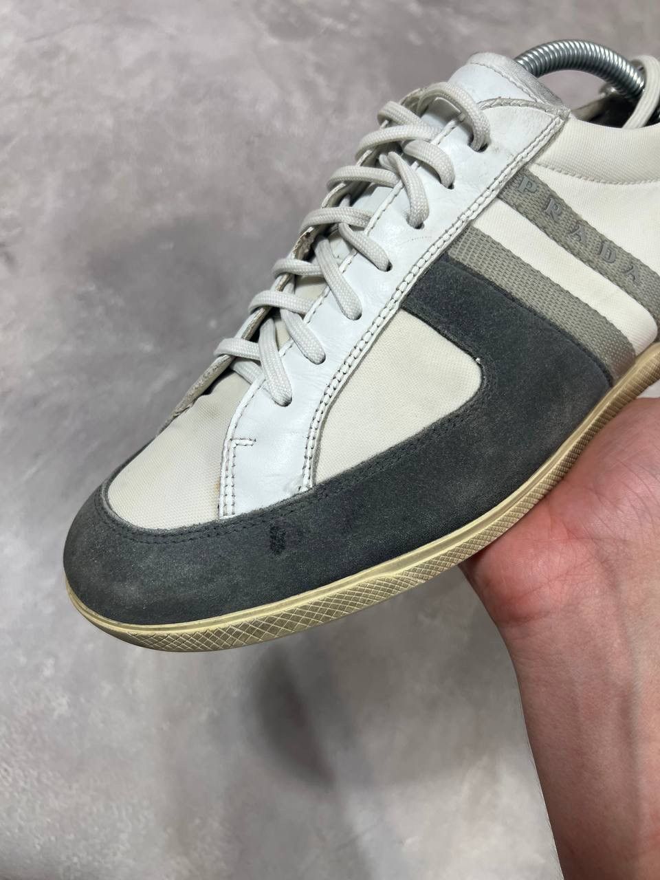 Prada Prada Leather Sneakers Size US 7.5 / EU 40-41 - 8 Thumbnail
