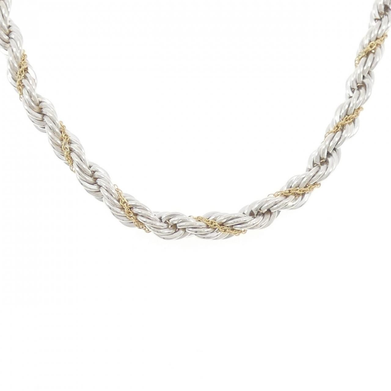 Tiffany & Co. Tiffany 925/750YG Necklace Precious Metal Necklace DUTY FREE for USA