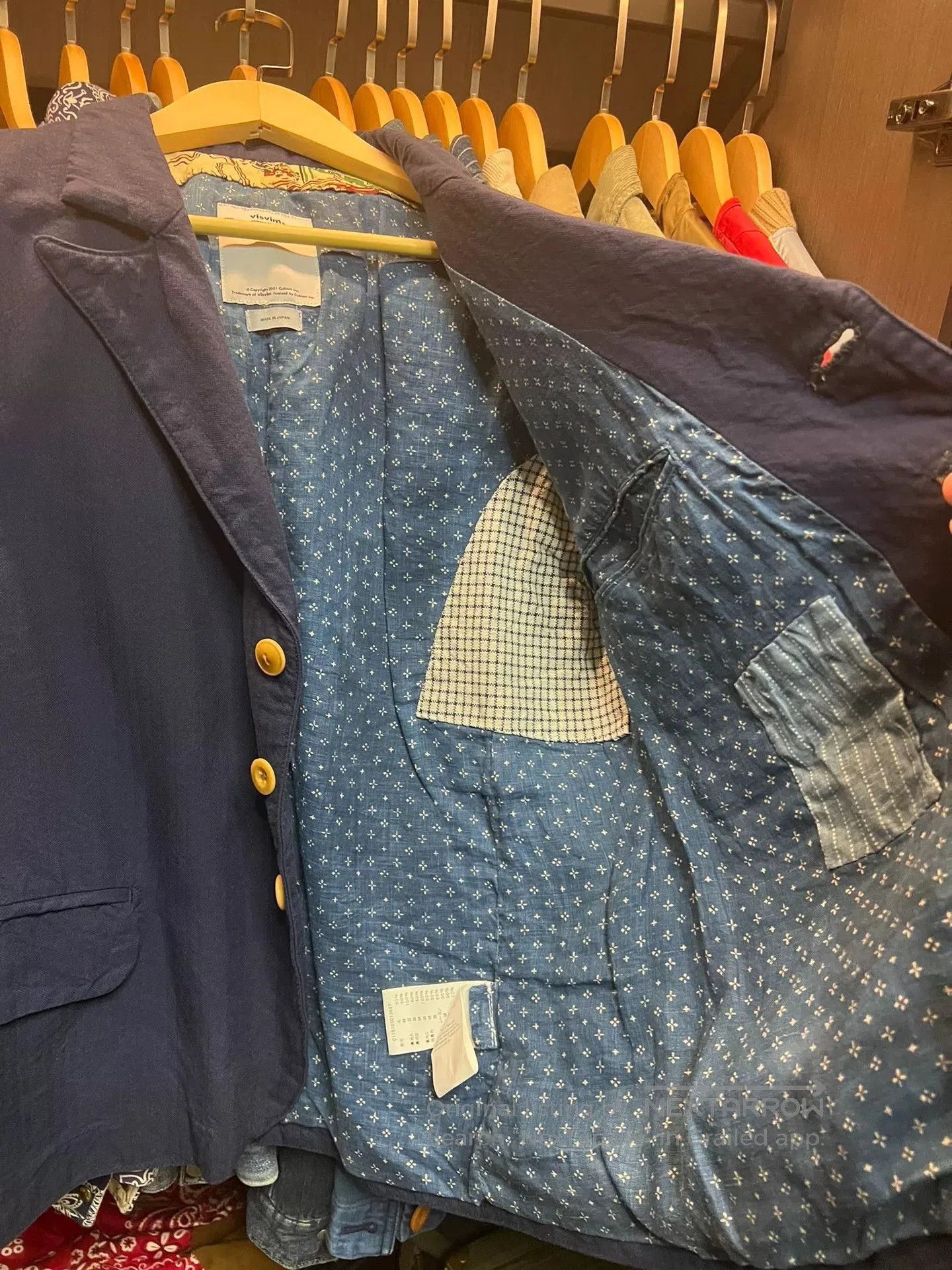 Visvim visvim tailored blazer in navy blue. Size US S / EU 44-46 / 1 - 4 Thumbnail