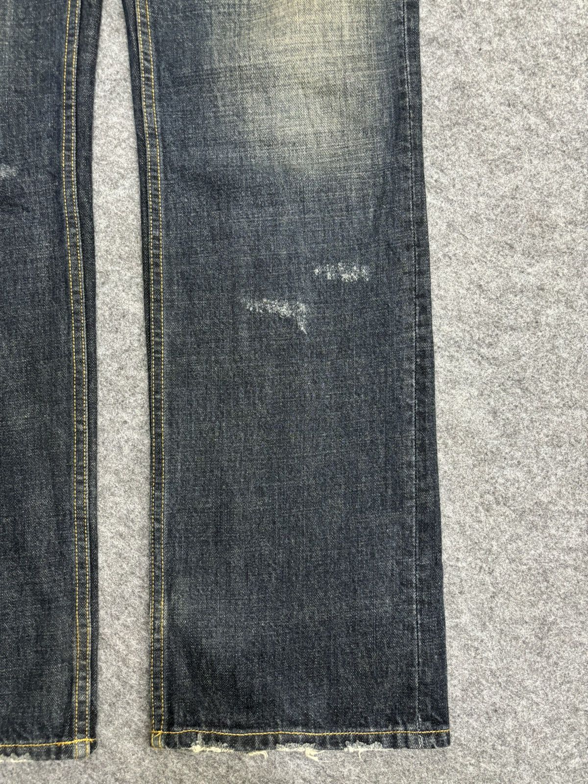 Designer 💥Designer💥Archival Ined Homme Distressed Denim F510 Size US 33 - 9 Thumbnail