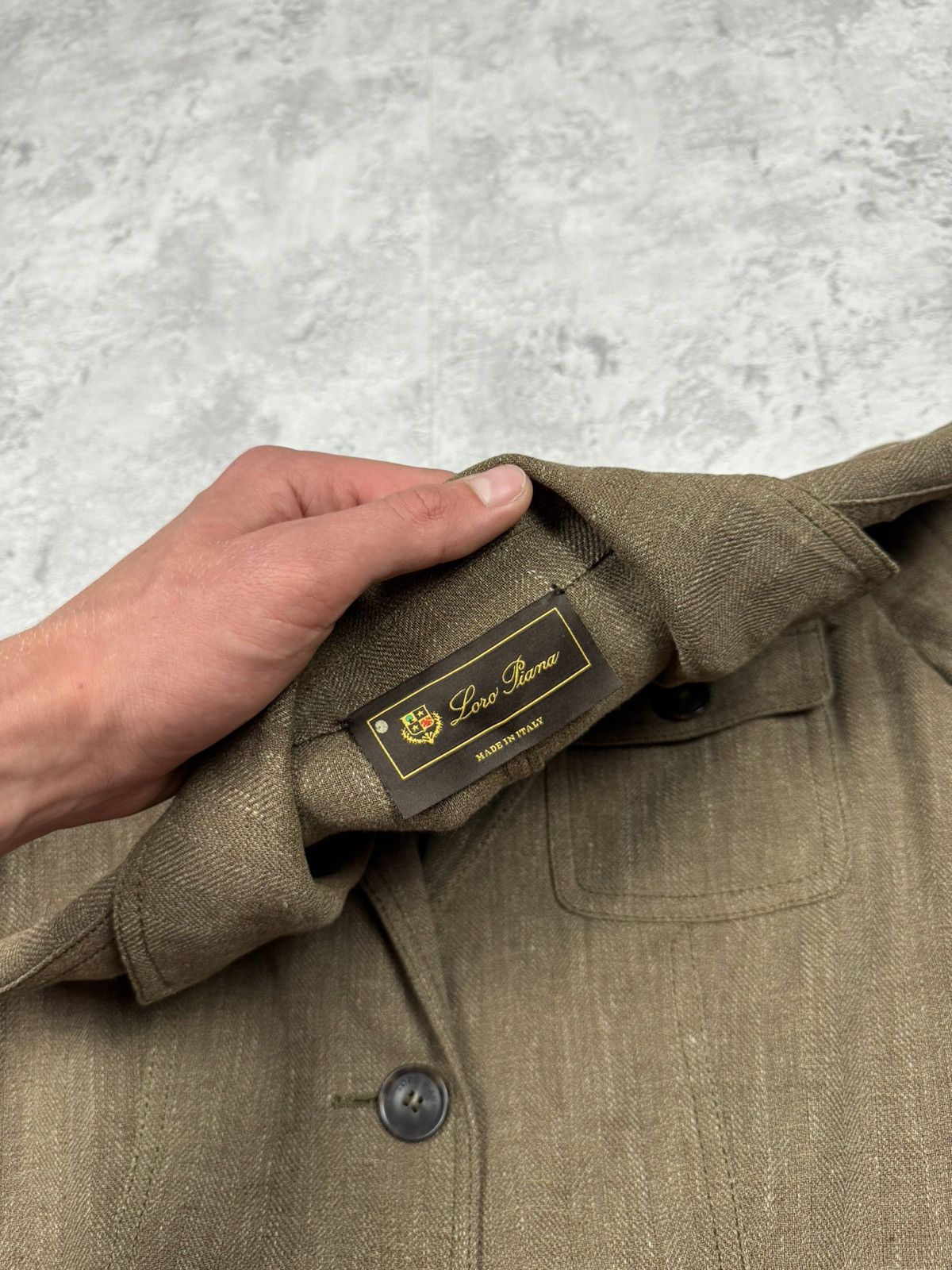 Loro Piana Loro Piana Lino Blazer Size 46 Size L / US 10 / IT 46 - 13 Thumbnail