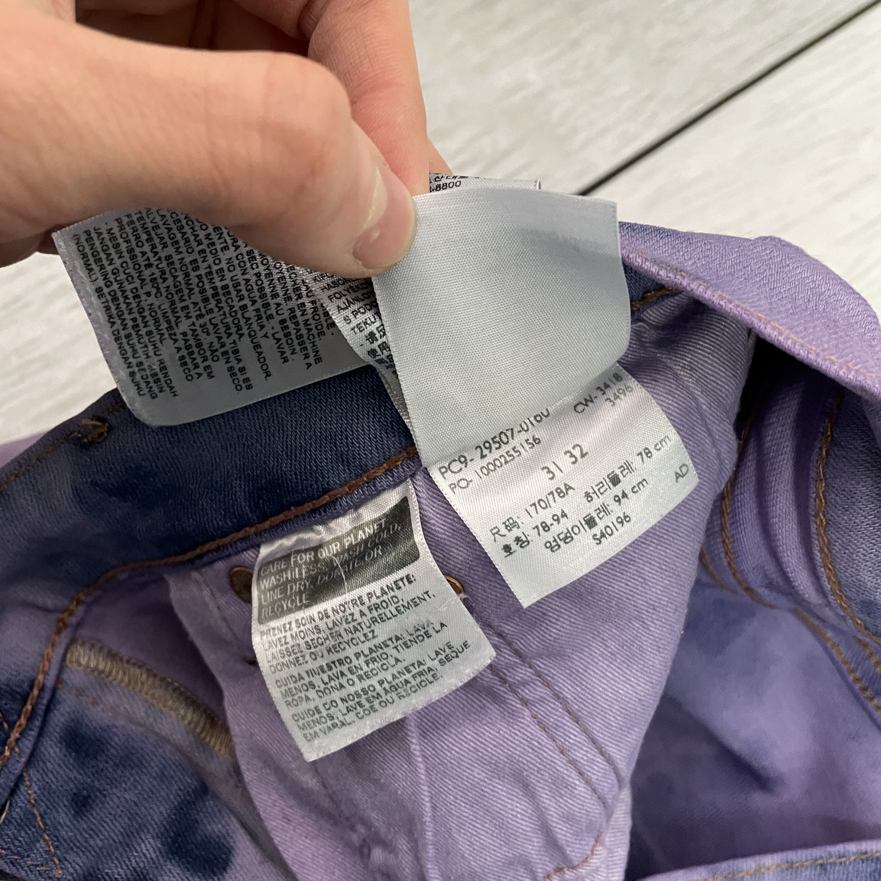 Levi's Custom Reworked Levi's streetwear 1of1 Mystery forest ART Size US 31 - 11 Thumbnail
