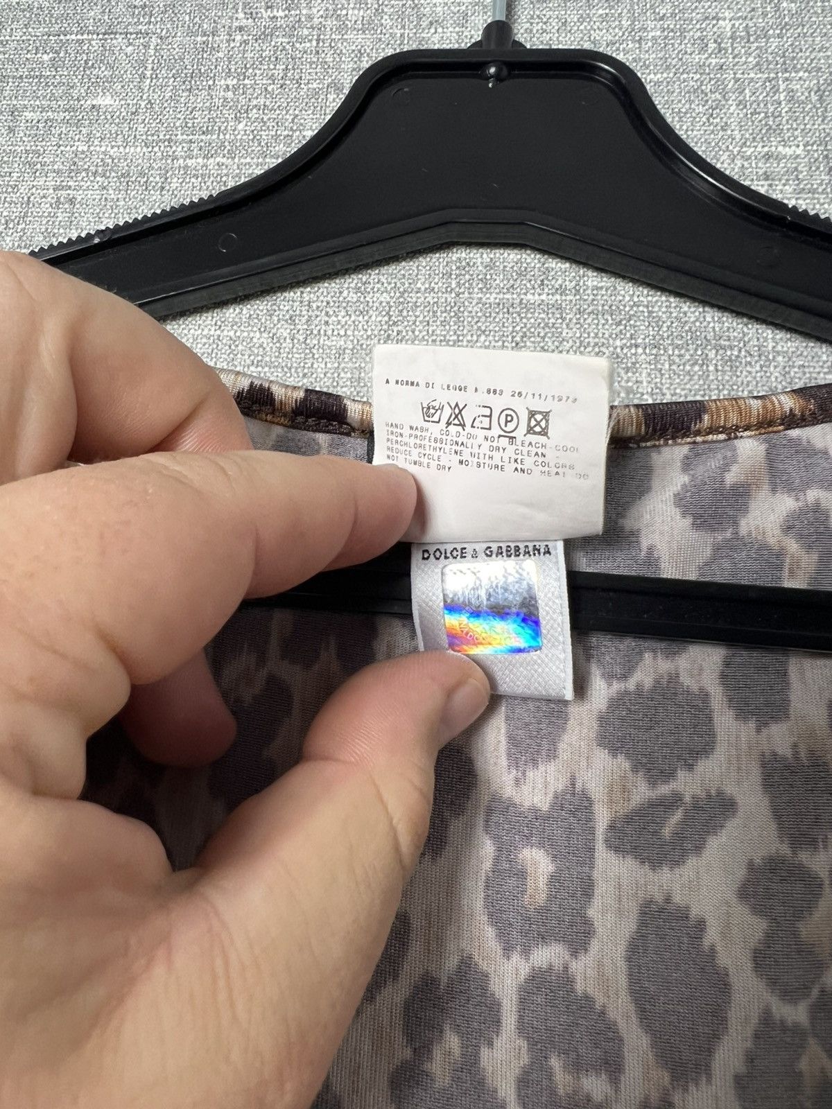 Dolce & Gabbana × Vintage Dolce & Gabbana Leopard Print Ruffle Trim Sleeveless Top D&G Size L / US 10 / IT 46 - 11 Thumbnail