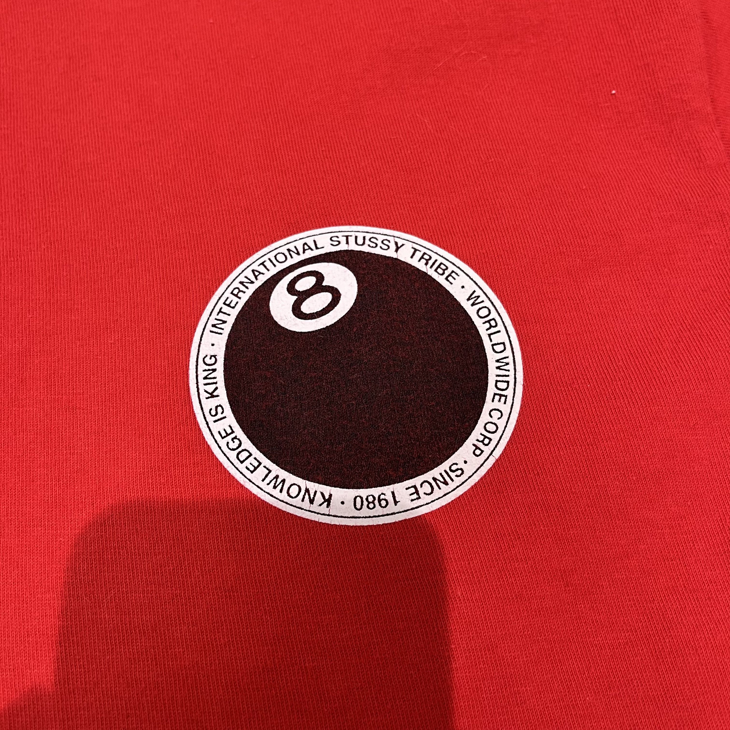 Stussy Stussy 8 Ball Dot Tee Red Size US M / EU 48-50 / 2 - 3 Thumbnail