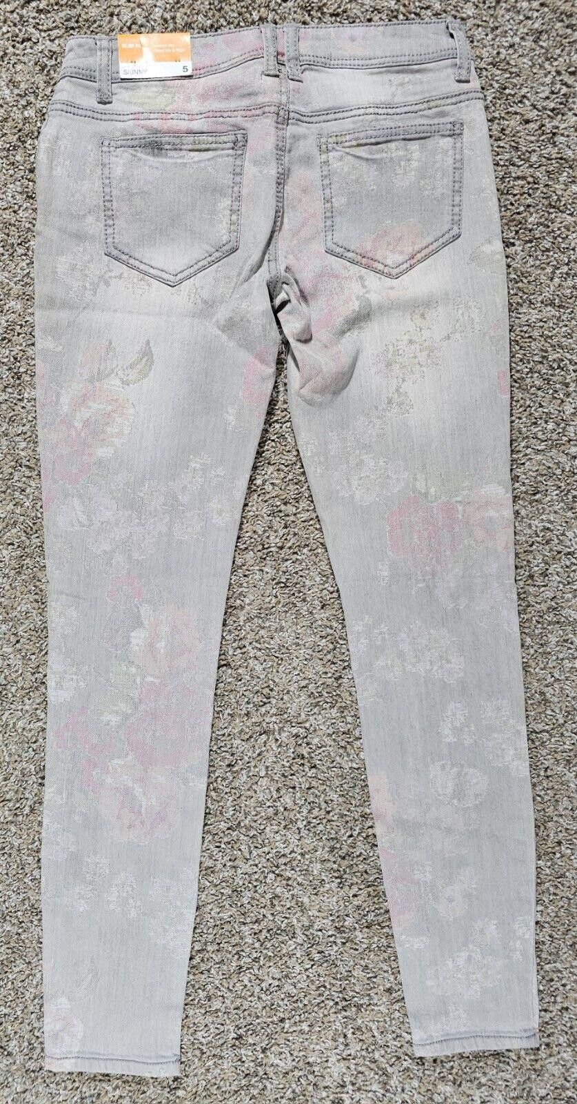 Mossimo Mossimo skinny fit 5 Black jambe moulante floral jeans NWT Size 30" / US 8 / IT 44 - 7 Thumbnail