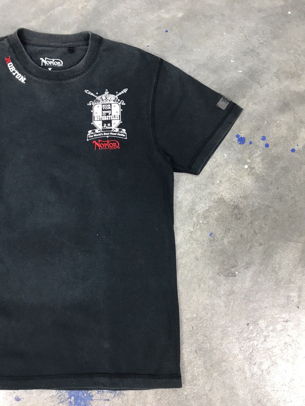 Norton Vintage Norton Motorcycles Tee racing honda nascar Size US L / EU 52-54 / 3 - 3 Thumbnail
