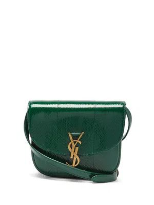Saint Laurent Paris o1b1hav110924 Size: OS / Kaia Small Cross Body Bag in Green Size ONE SIZE - 1 Thumbnail