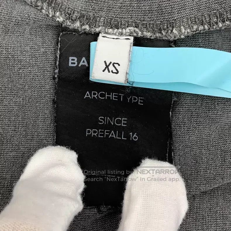 Balenciaga Balenciaga Dark gray washed old logo letter printed round Size US XS / EU 42 / 0 - 6 Thumbnail