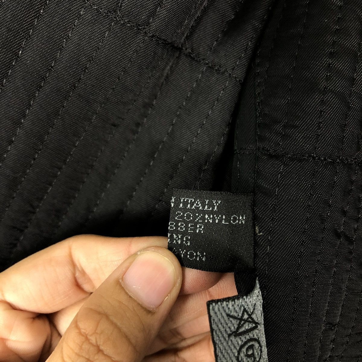 Prada 🔥RICH BLACK VINTAGE PRADA MILANO BONDAGE BELT JACKET Size M / US 6-8 / IT 42-44 - 22 Thumbnail